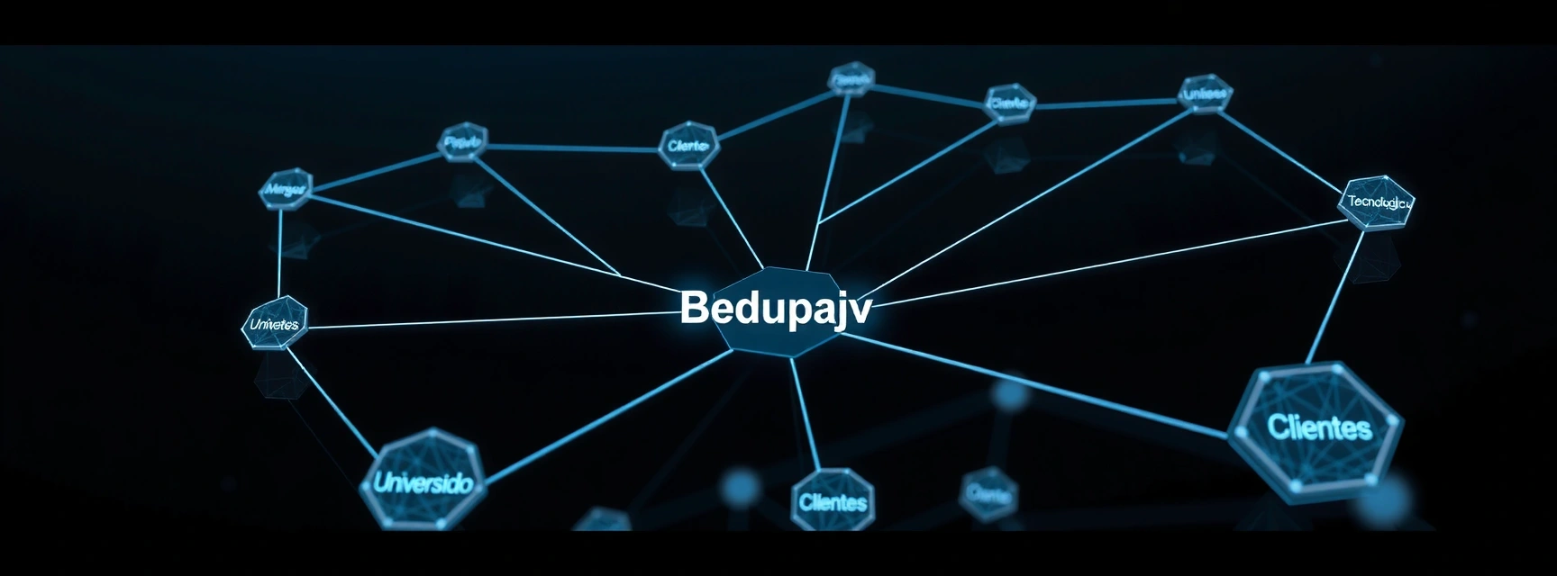 Diagrama de red de colaboración y conectividad